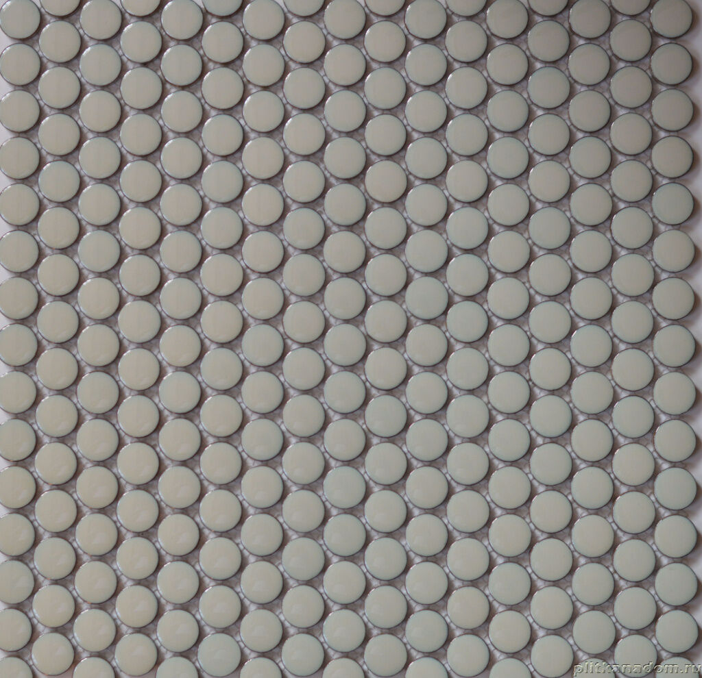 Керамическая плитка Керамин Tonomosaic Мозаика из камня, керамики и стекла CFT 8031 Бежевая Глянцевая Мозаика 31х31,5