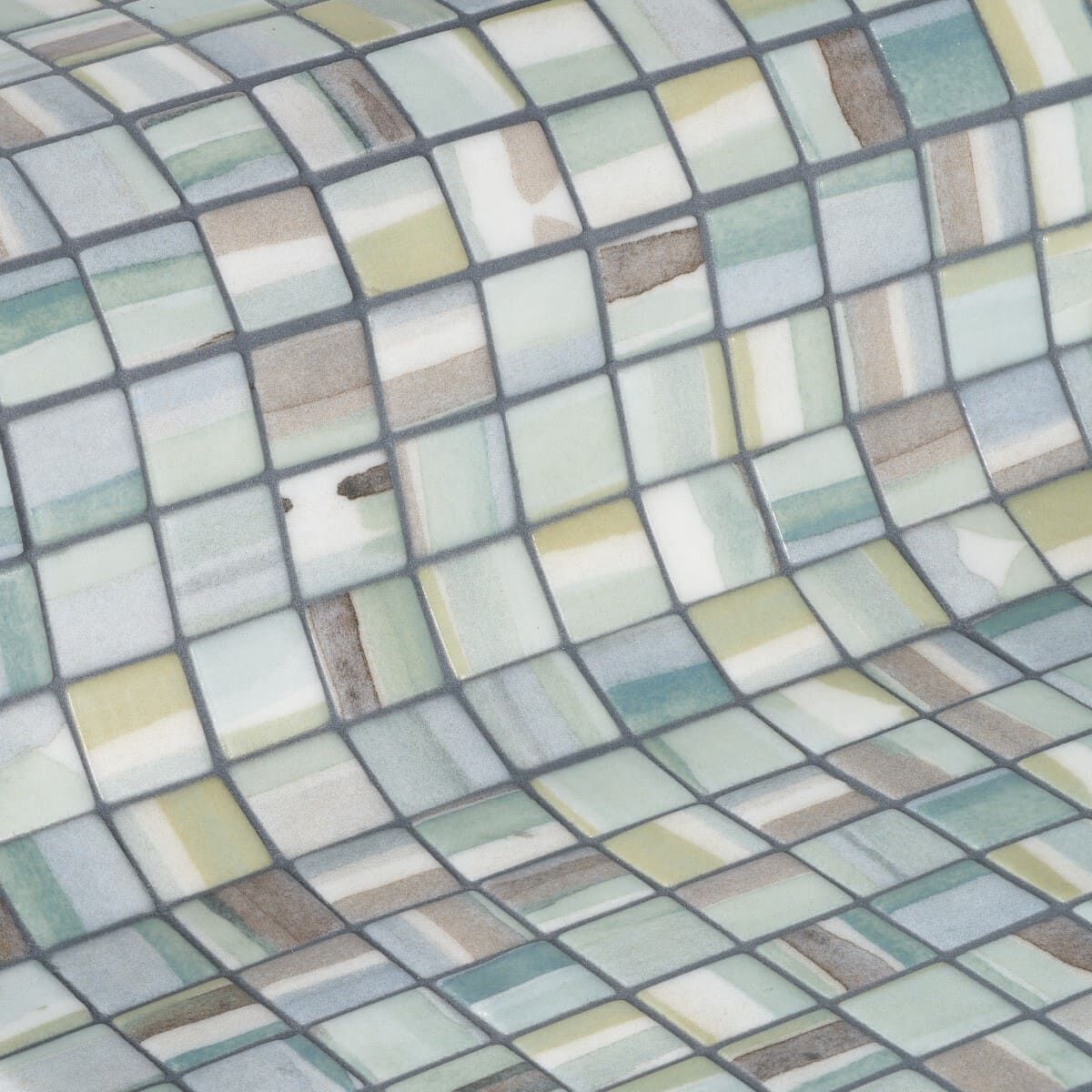 Керамическая плитка Керамин Ezarri Aquarelle Pigment Мозаика 31,3x49,5