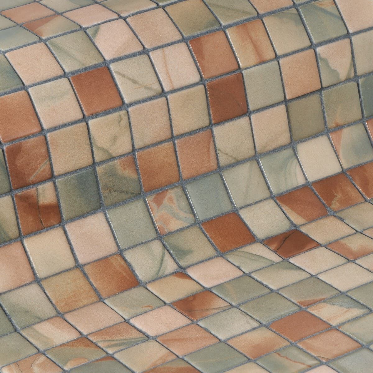 Керамическая плитка Керамин Ezarri Aquarelle Effect Мозаика 31,3x49,5