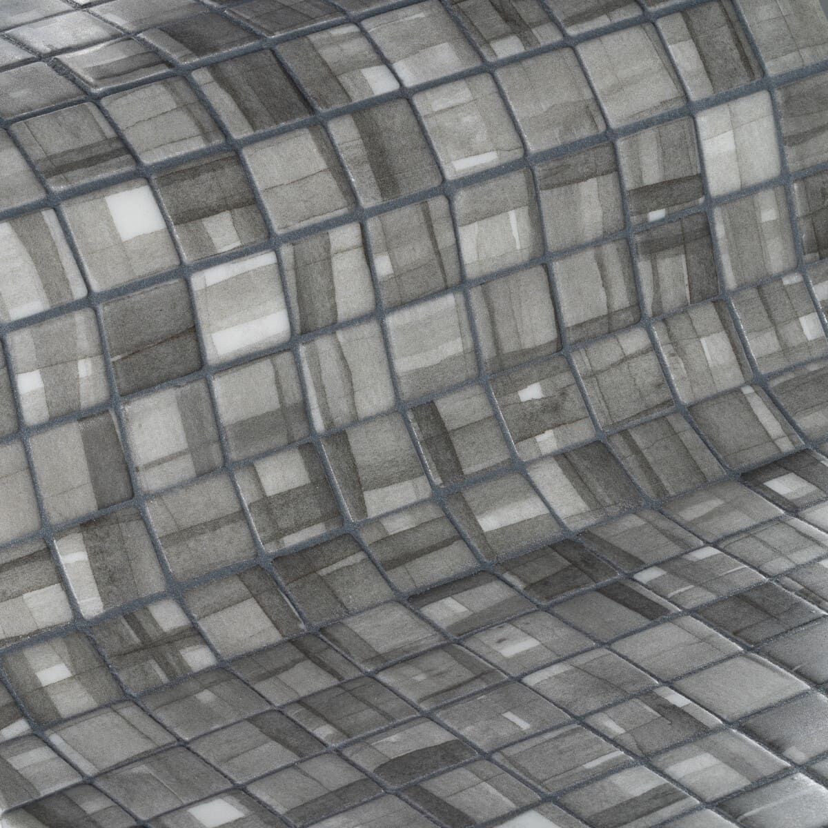 Керамическая плитка Керамин Ezarri Aquarelle Stripes Мозаика 31,3x49,5