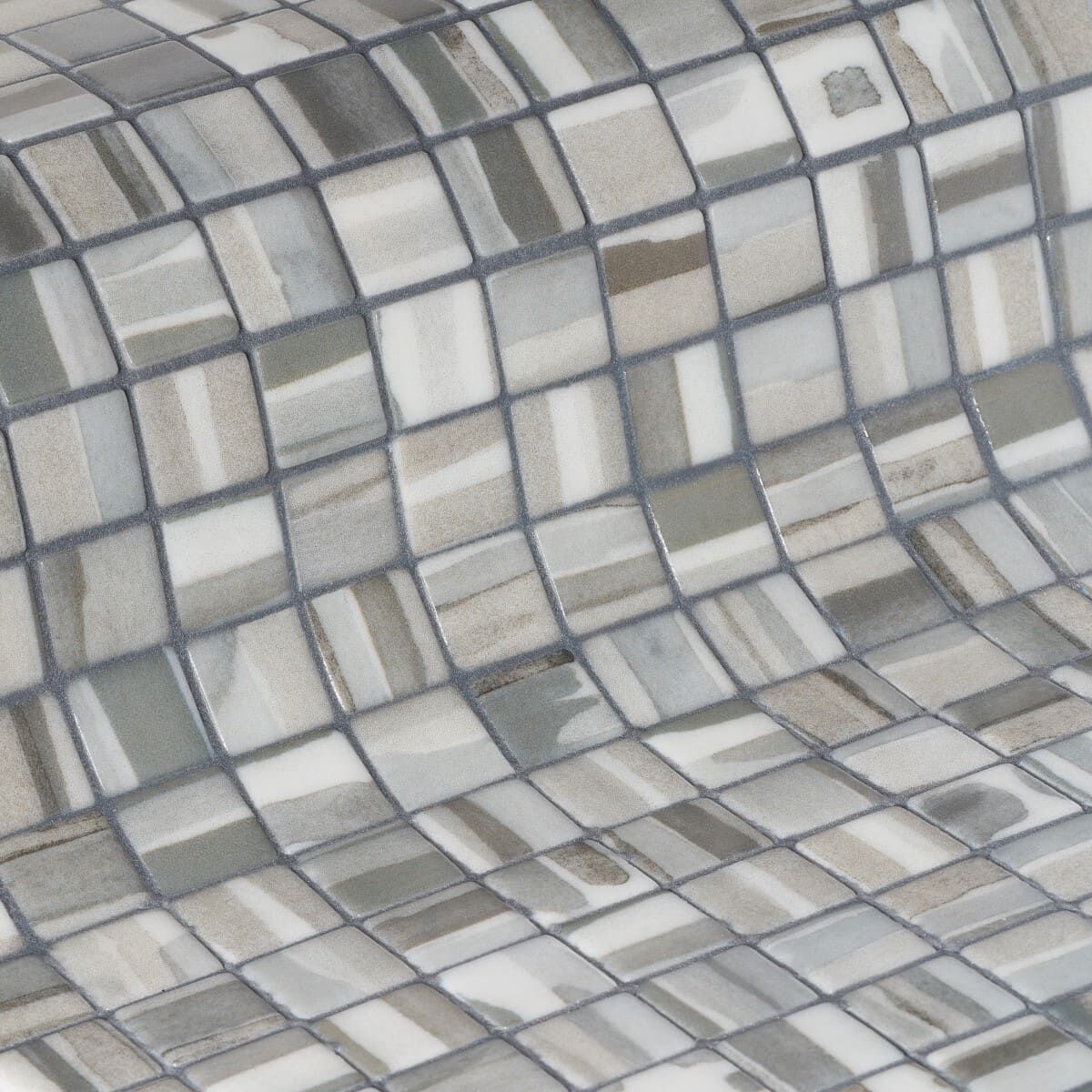 Керамическая плитка Керамин Ezarri Aquarelle Layers Мозаика 31,3x49,5