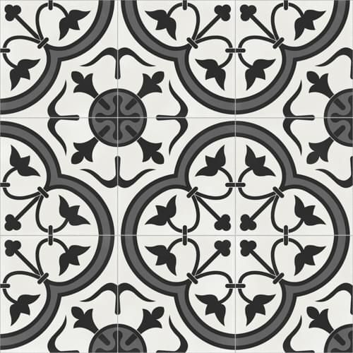 Керамическая плитка Керамин Aparici Vienna Gloriette Natural Черно-белый Матовый Керамогранит 59,2x59,2