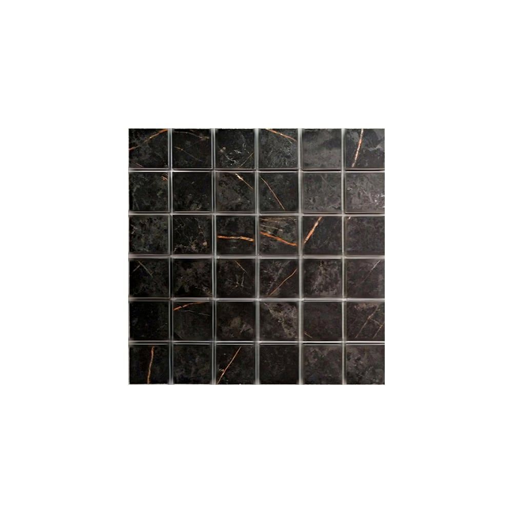 Керамическая плитка Керамин Идальго Граните Сандра черно-оливковый Мозаика 30х30