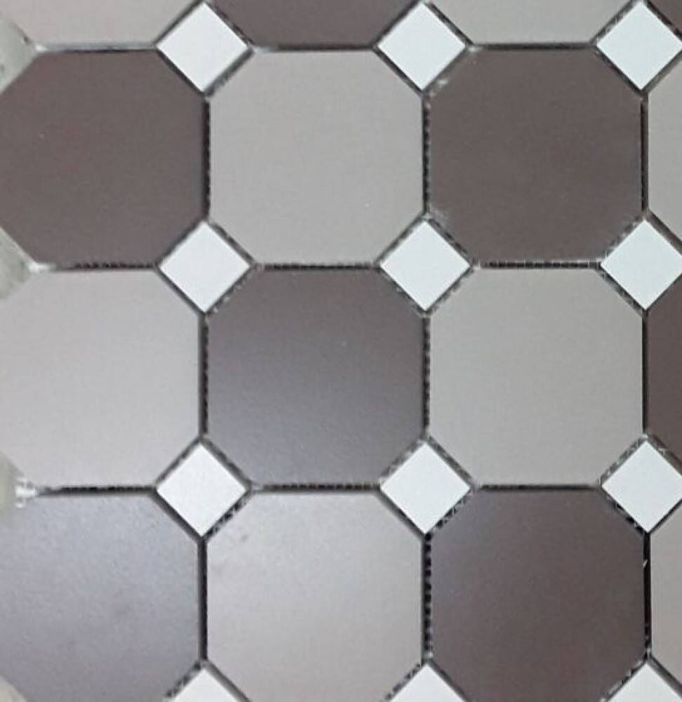 Керамическая плитка Керамин Идальго Метлахская плитка Диана (Микс 12) Матовая Настенная плитка 30x30