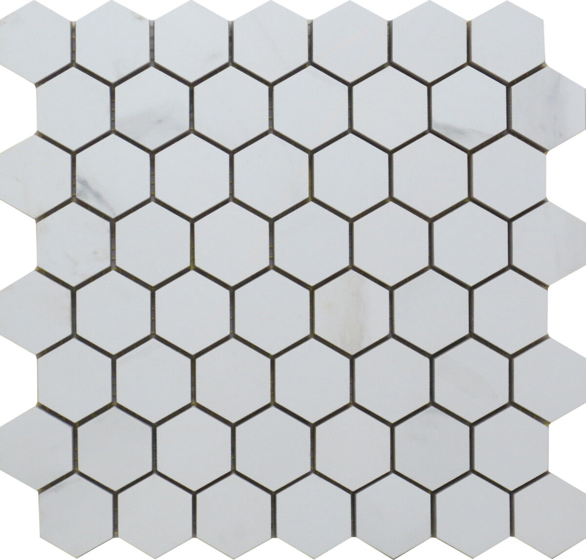 Керамическая плитка Керамин Keratile Syros White Hex. Белая Матовая Мозаика 17,5х20,2