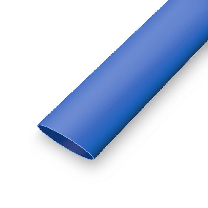Термоусадочная трубка без клеевого слоя RUICHI, коэффициент усадки 2: 1, длина 1 м, диаметр 70 мм, синяя