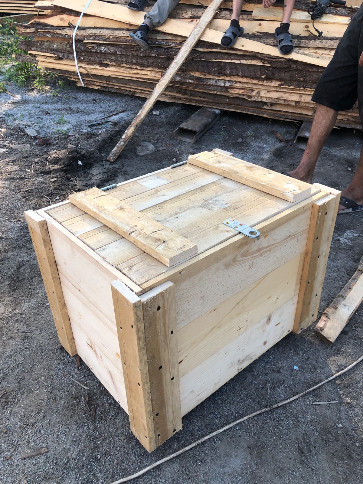 Ящик деревянный лиственница новый для транспортировки хранения 3 м