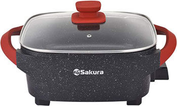 Электросковорода Sakura SA-7714BR Master Chef 30*10см