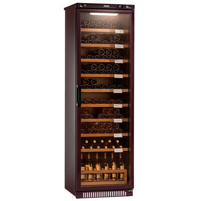 Отдельностоящий винный шкаф 101200 бутылок Pozis ШВ-120L вишневый