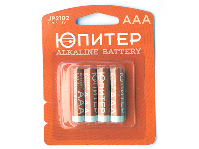 Батарейка AAA LR03 1,5V Alkaline Юпитер JP2102 WORTEX+