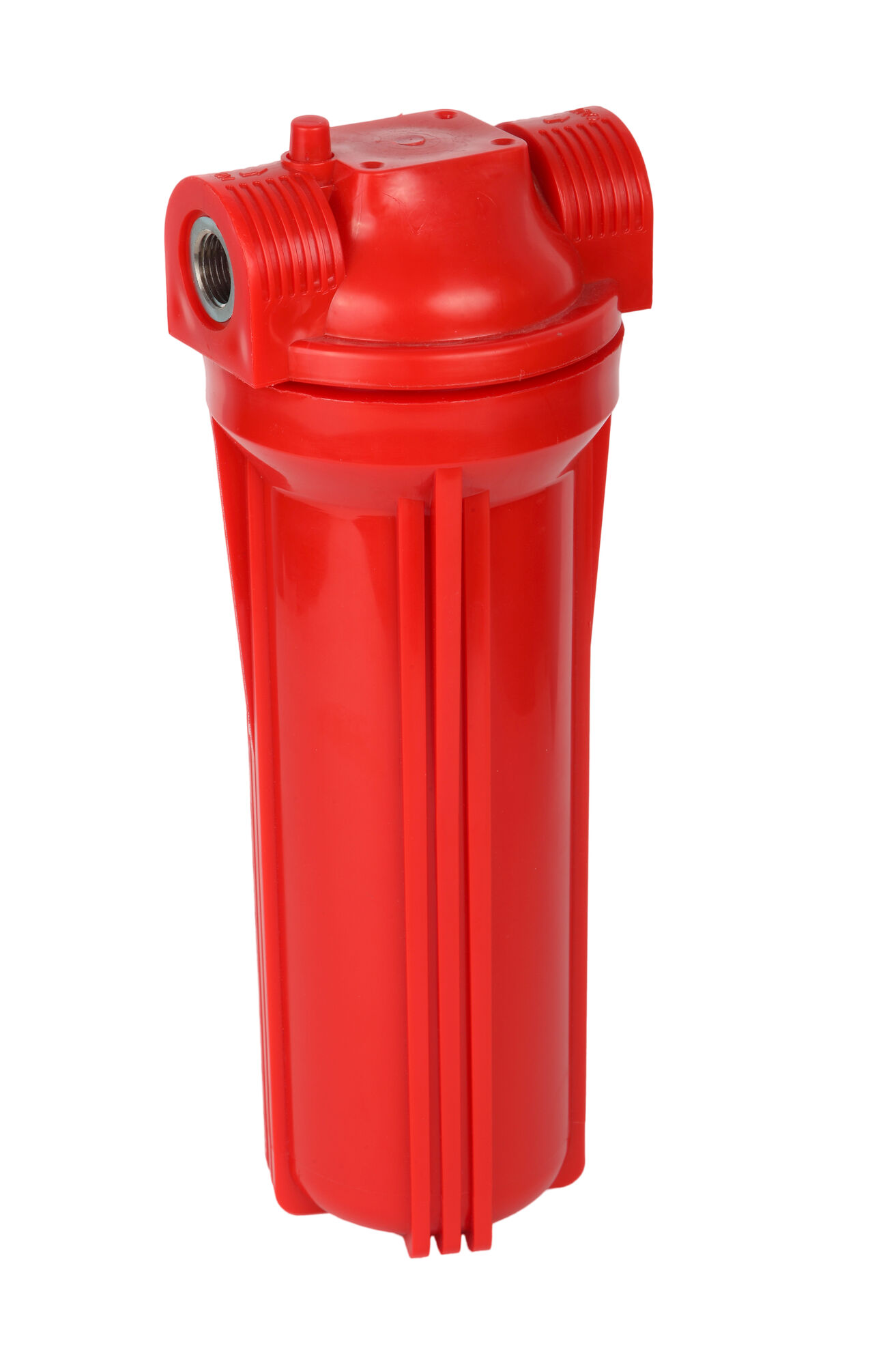 Фильтр для горячей воды Акватек Slim line FMR34 (красный корпус 10", 3/4)