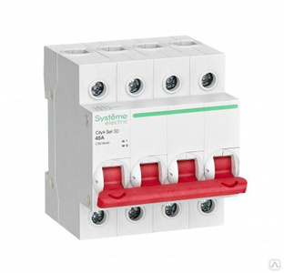 Выключатель нагрузки (ВН) 4P 40А 400 В City9 Set SE C9S16440 Systeme Electric 
