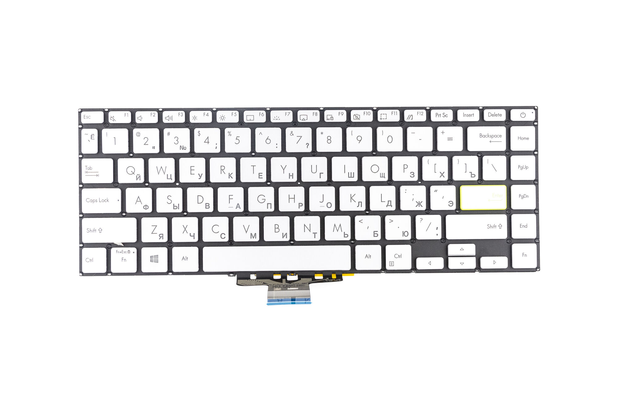 Клавиатура для Asus X413FA K413FA Серебро p/n: 90NB0RL4-R31US0