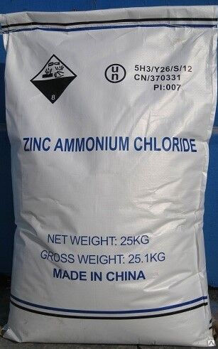 Цинк хлористый технический 25 кг