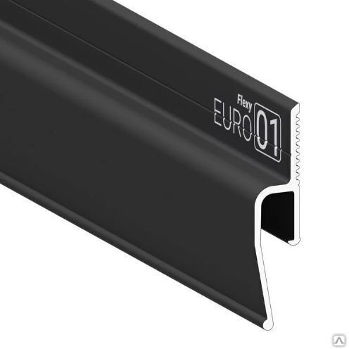 Профиль стеновой Flexy EURO 01 с теневым зазором для натяжных потолков алюминий 2000 мм