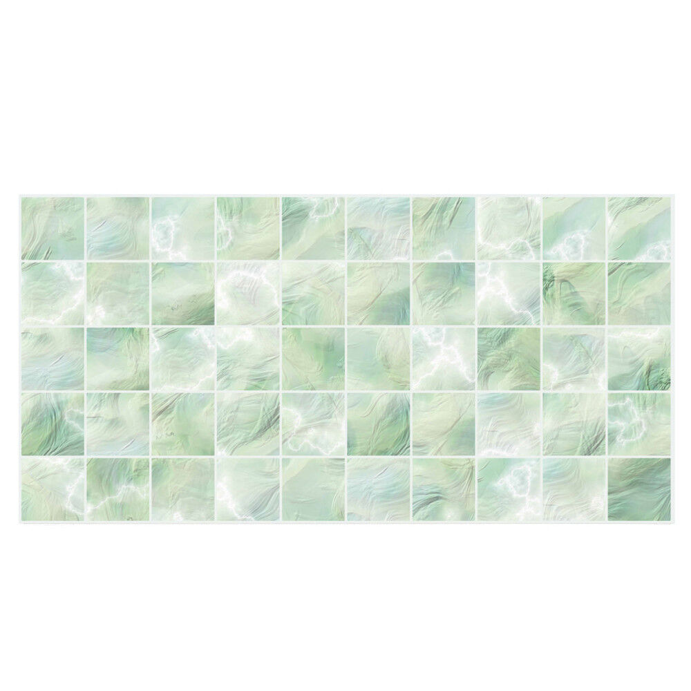 Листовая панель пвх "grace" плитка перламутровая зеленая 964*484*0,3 мм Grace