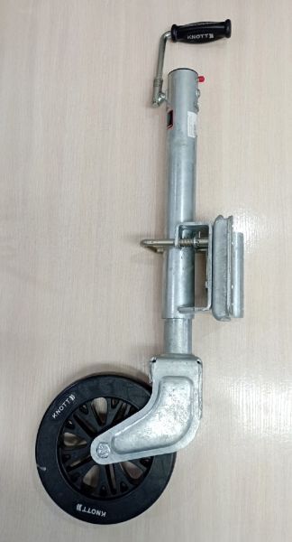 Knott Опорное колесо для прицепа D=51, 170 кг, L=660 Поворотное со складывающейся ручкой