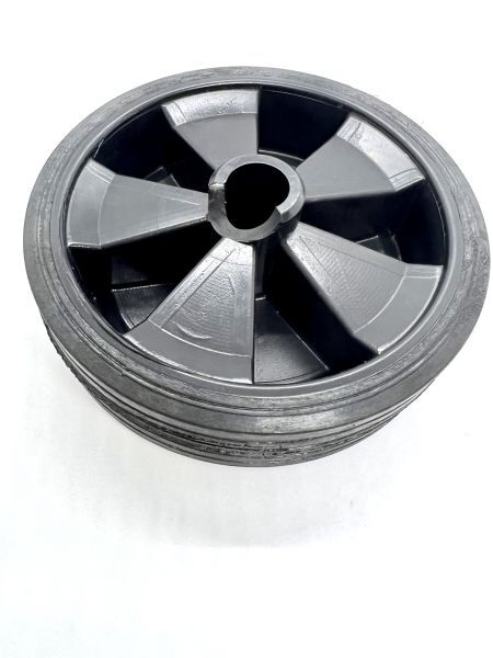 Winterhoff Подкатное колесо прицепа УЦЕНКА 40 мм, 75 кг Winterhoff RAD 160 V (резиновое)