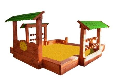 Песочный дворик №7 2400х2400х1650 мм для детской площадки