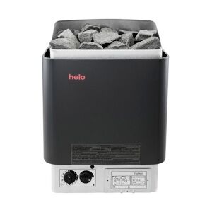 Каменка электрическая для сауны Helo Cup 80 STJ, 8 кВт, 8–13 м3, 23 кг камней (цвет графит), цена за 1 шт