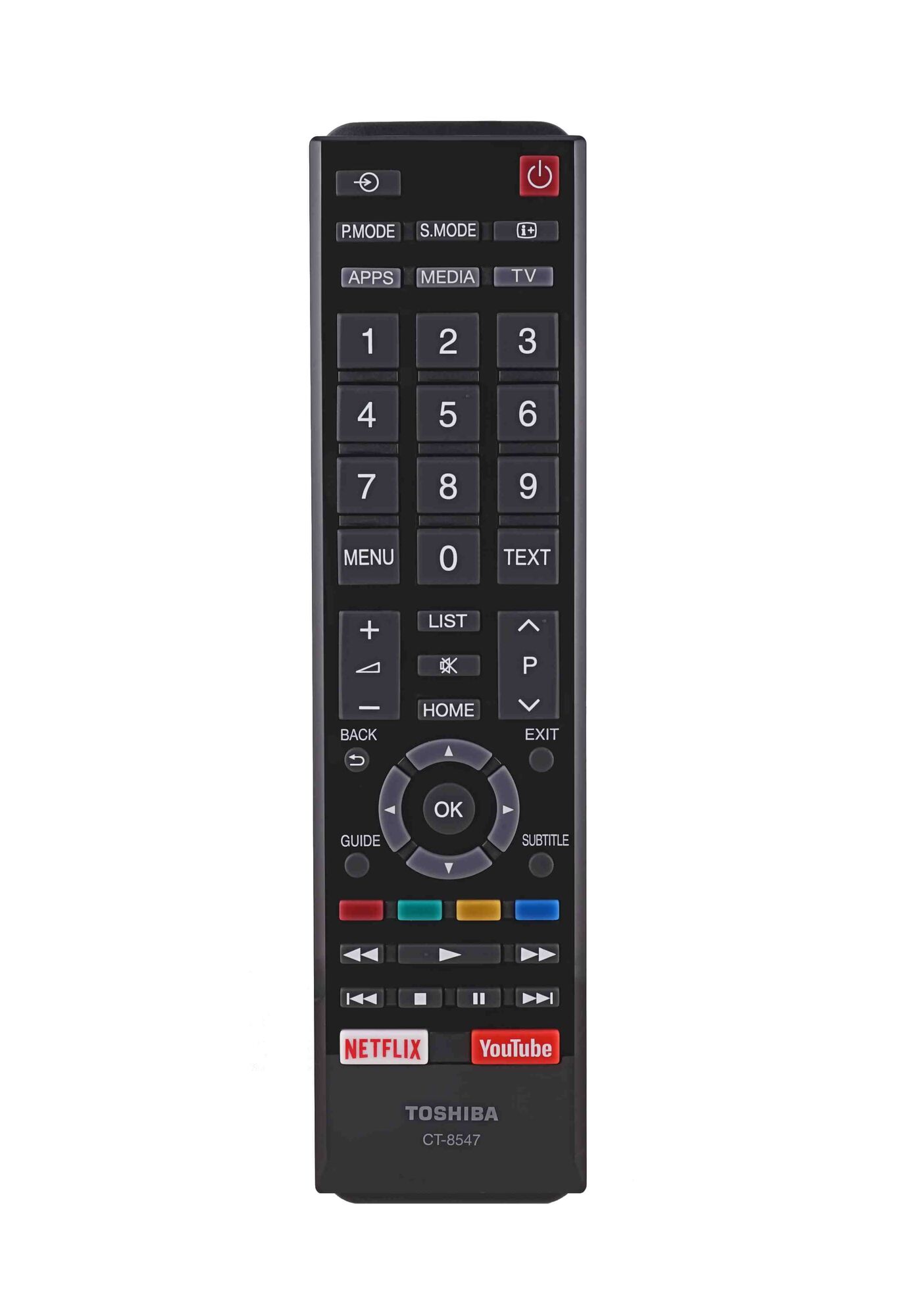 Пульт ДУ Toshiba CT-8547 Netflix, Youtube LCD TV Original