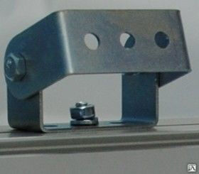 Кронштейн поворотный для установки светильника на стену и потолок -КР1