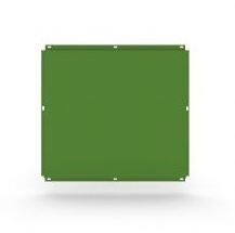 Металлокассета фасадная 585*585 мм, толщина от 0,4 до 1,2 мм, зеленая