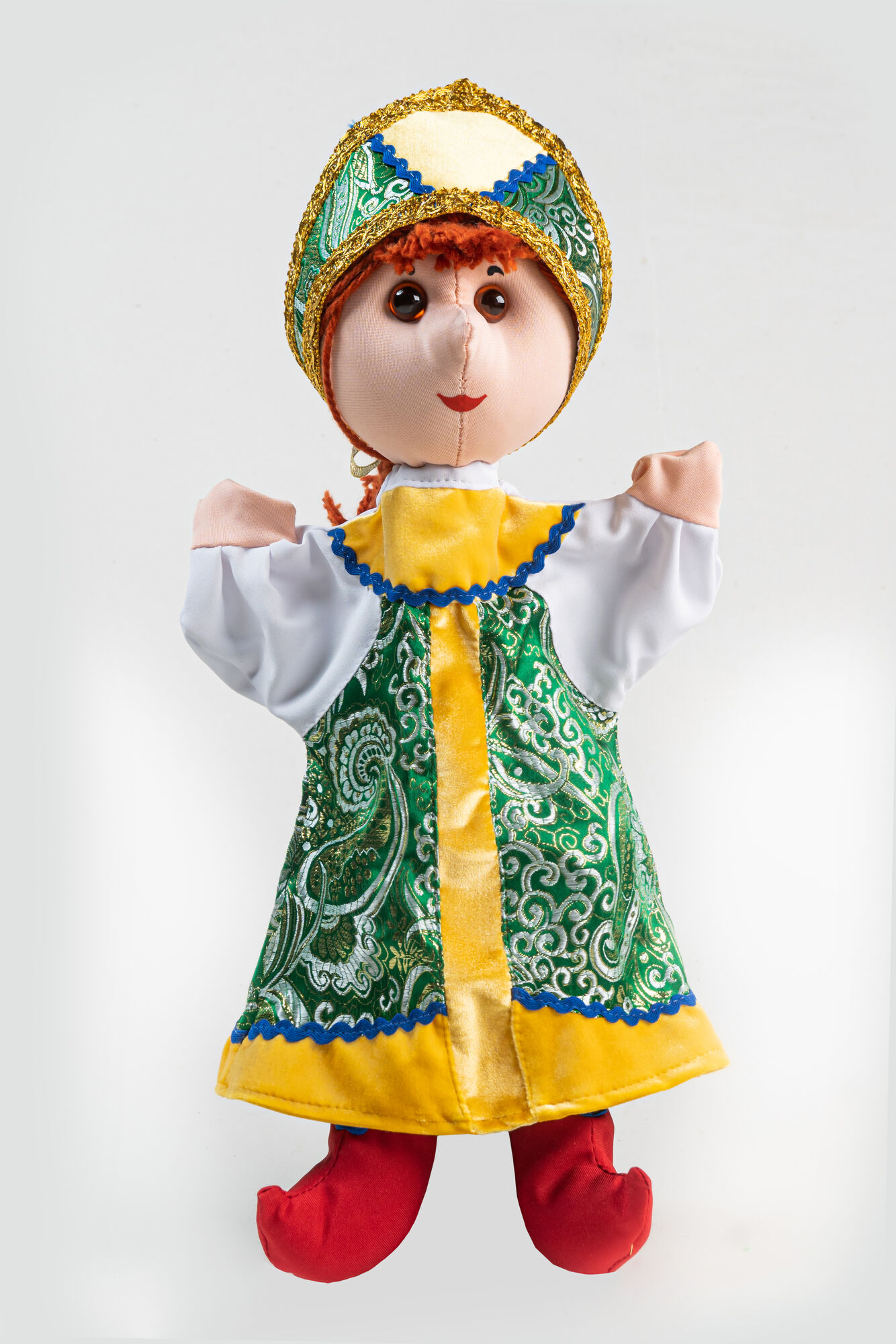 Перчаточная кукла Царевна зелёная