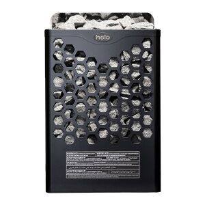 Электрокаменка для сауны Helo Hanko 80 STJ, 8 кВт, для помещений 8–12 м3 (цвет чёрный), цена за 1 шт