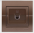 Розетка Deriy компьютерная светло-коричневая металлик, 702-3131-139 #1