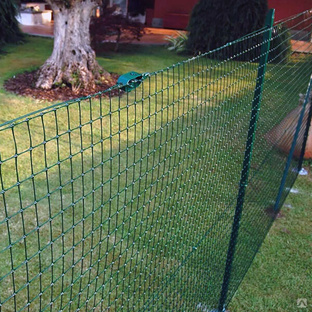 Забор из пластиковой сетки ячейка 15х15 мм, 1,5х20 м