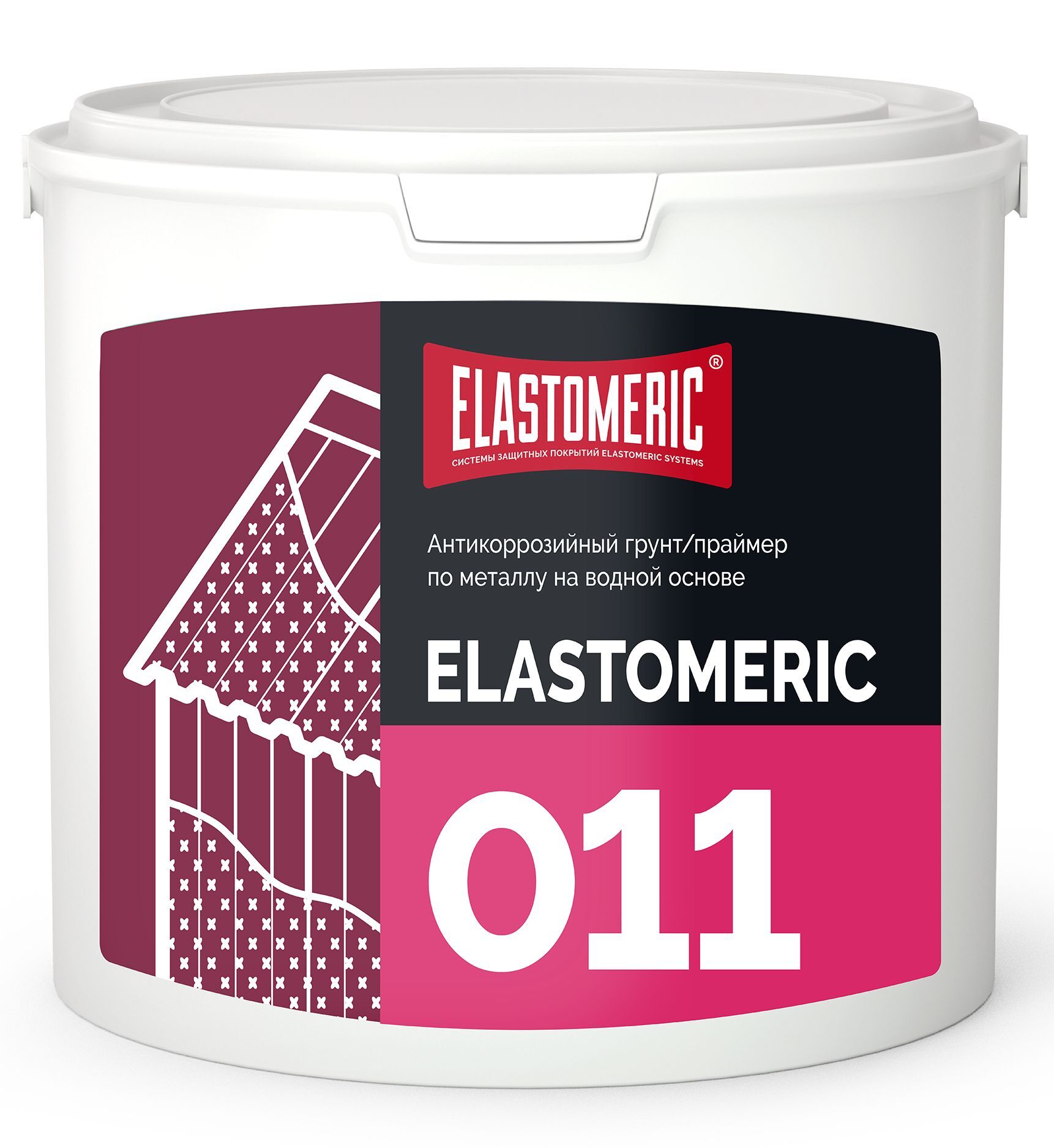 Антикоррозийная грунтовка по металлу - ELASTOMERIC 011 3 кг