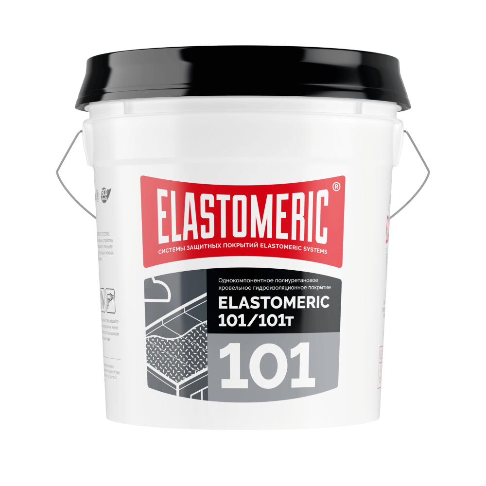 Полиуретановая гидроизоляционная мастика покрытие Elastomeric-101 (бел. 25кг)