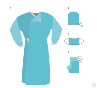 Полный комплект одежды для малокровных и кратковременных операций КХ-1 