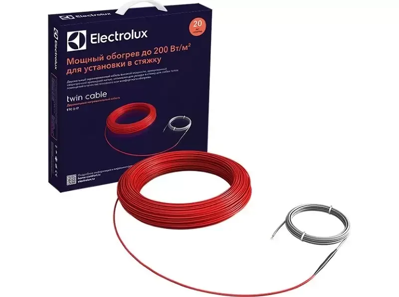 Комплект теплого пола Electrolux ETC 2-17-200 Twin Cable