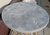 Стол круглый Д 800мм, шлифованый бетон с мрамором #5