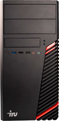 Компьютер iRU Office 310H5SM MT i5 10400/16Gb/SSD512Gb UHDG 630/DOS/черный 1850924