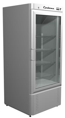 Холодильный шкаф Полюс R700 CARBOMA INOX (стекло)