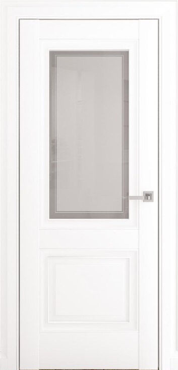 Дверь межкомнатная Альтаир остекленная Renolit белый матовый
