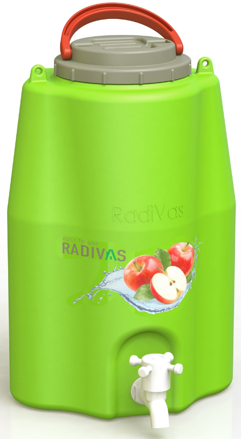 Рукомойник Radivas, 10л, зеленый