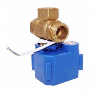 Электроприводной сливной клапан для парогенераторов Helo Steam, 3/4", цена за 1 шт