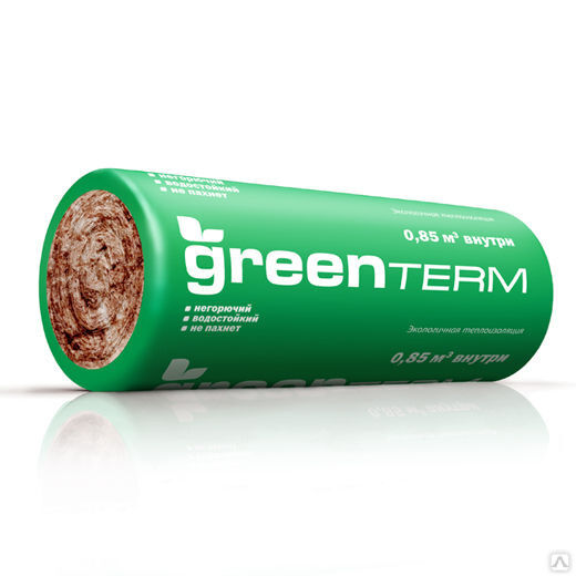 Минвата GreenTerm R41MR Aquastatik 50х1220х6970 (Рулон) 17м2 Гринтерм
