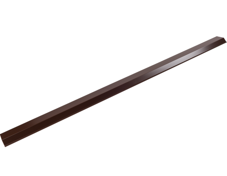 Планка полиэстер карнизная RAL 8017, коричневая