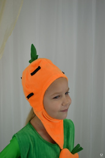 Шапочка-маска Морковь 
