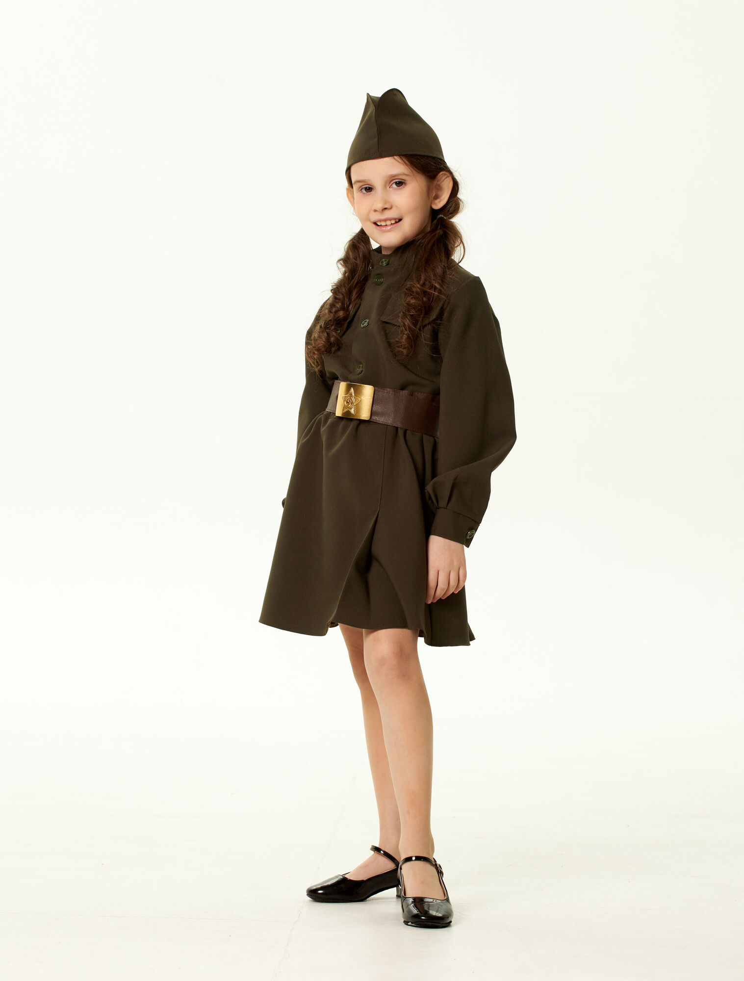 Детский костюм Военный ВОВ девочка 2