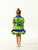 Детский костюм Казачка зелёный девочка #2