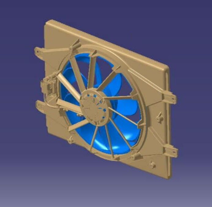 Вентилятор радиатора охлаждения двигателя T15-1308010 CHERY Chery Tiggo 3
