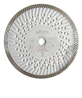 TR-12 Алмазный диск по граниту и бетону ESPIRA с турбо насечками, 230x22.23 мм