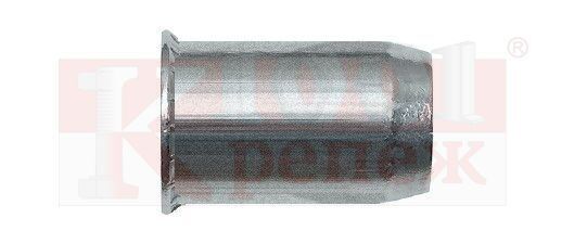ZGU Заклепка резьбовая BRALO с уменьшенным бортиком оцинкованная, M3x8.7 мм (0.5-1.5 мм) Bralo