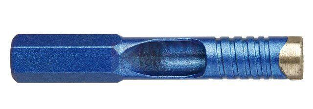 Blue Ceram Сверло коронка алмазная по керамограниту Diager HEX-С 1/4", 25x40x70 мм DIAGER